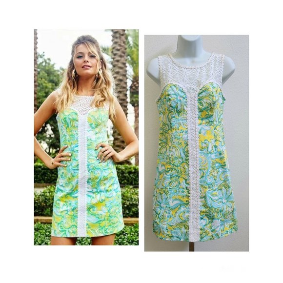 Lilly Pulitzer Sofia Shift Dandelion Yellow, size 0 - Picture 1 of 12